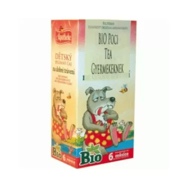 Bio gyermek tea emésztést segítő poci 20x1,5 30 g