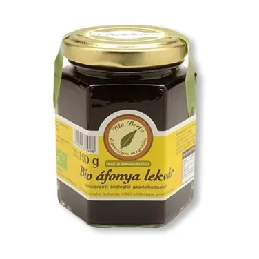 Bio áfonya lekvár 190 g