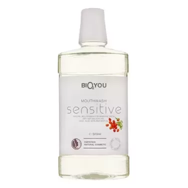 natúr szájvíz sensitive aloe vera, homoktövis, mentaolaj és zsálya kivonattal 500 ml