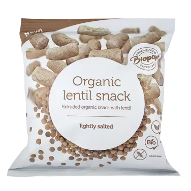 Bio extrudált lencse, enyhén sós 60 g