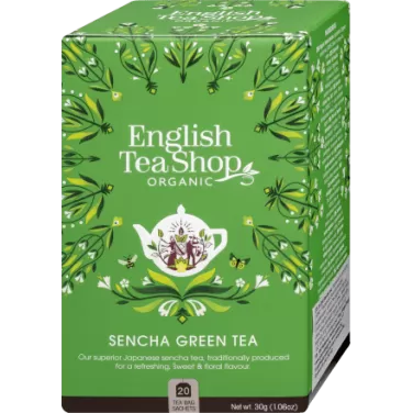 Bio japán zöld tea sencha 20x1,5g 30 g