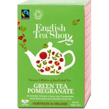 Bio zöld tea gránátalma 20x1,5g 30 g