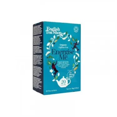 Wellness bio tea energise me koffein mentes 20x1.5g 30 g