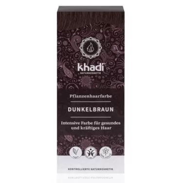 Bio hajfesték por sötétbarna 100 g