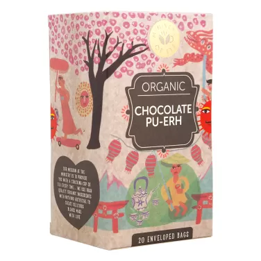 Of tea organic pu erh bio tea csokoládés 35 g