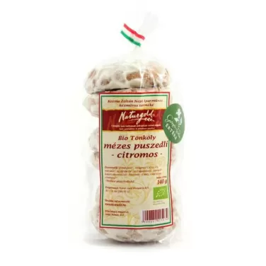 Bio tönköly mézes puszedli citromos 140 g