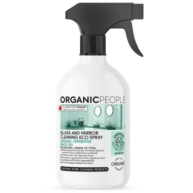 öko ablak- és tükörtisztító spray bio fermentált fehér teával 500 ml