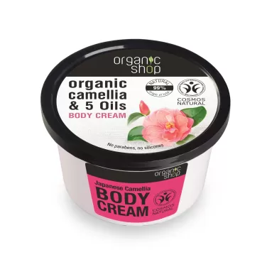 bio testápoló krém feszesítő kaméliával és 5 olajjal 250 ml