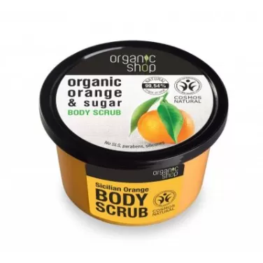 bőrradír bio naranccsal és cukorral 250ml