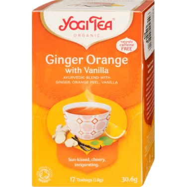 Bio tea narancsos gyömbér vaníliával 17x1,8g 31 g
